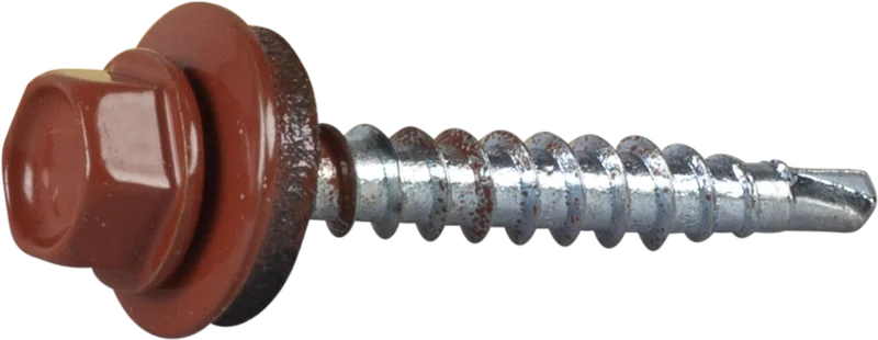 ESSVE 513296 Farmerskrue 4,8 x 35 mm, bor, 30-pak Rød, Befæstelse