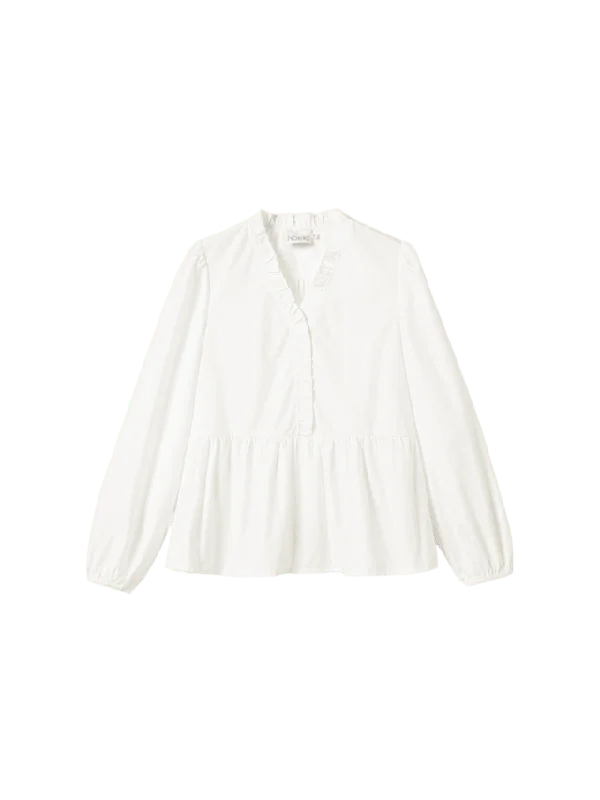 Noella Matti Blouse - White Blusar Dam Vit L