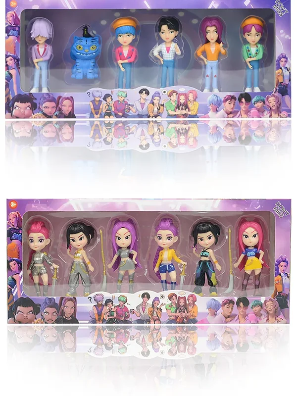 AliExpress - Anime K-Pop D-emon H-unters Figur Rumi Zoe Mira Anime Polyvinylchlorid-Charakter-Sammlung Desktop-Dekoartikel Kindergeschenk