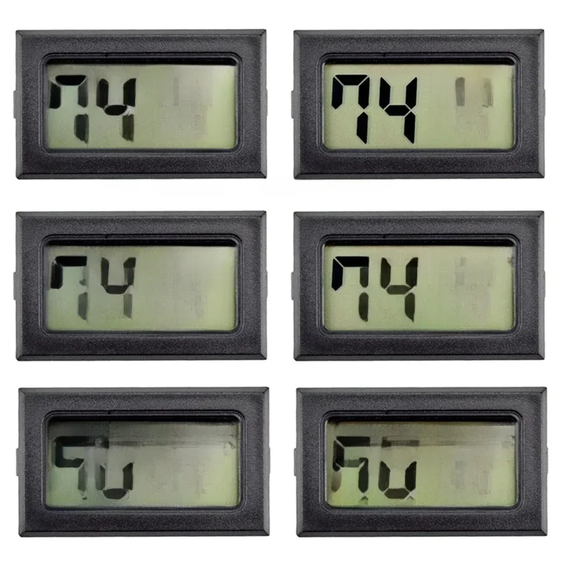 AliExpress - 6er Pack Mini Hygrometer Innen feuchtigkeit messer Hygrometer Digital thermometer Luft feuchtigkeit mit (°F) für Gewächshaus, Garten