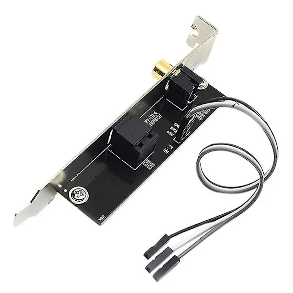 24bit 192khz Dotterkort Spdif Optisk Och Rca Utgångsplatta Kabel Fäste Digital Ljudutgång