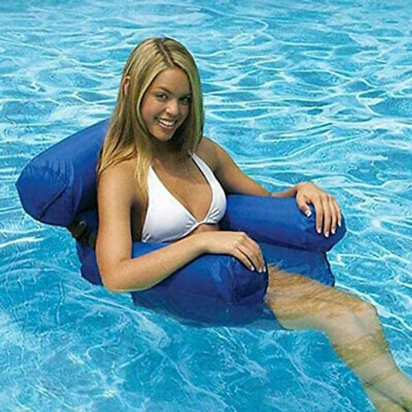 *Pearl Rare Multifunction Floating Chair for Swimming Pool Floating Chair Seats Blue Floating Chair*