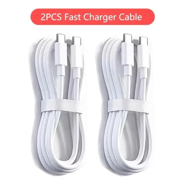 NNBILI 3-pack Universal 100W Snabbladdare USB C Till Typ C Snabbladdningskabel Datakabel Sladd För Samsung HUAWEI Xiaomi USBC Kabel 2-pack 2Pcs
