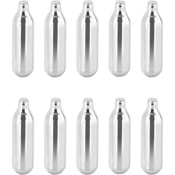 Förpackning med 10 ogängade 8g Soda Sparklets Sifoner Hemmabryggning Ölpump Dispenser CO2 Patroner