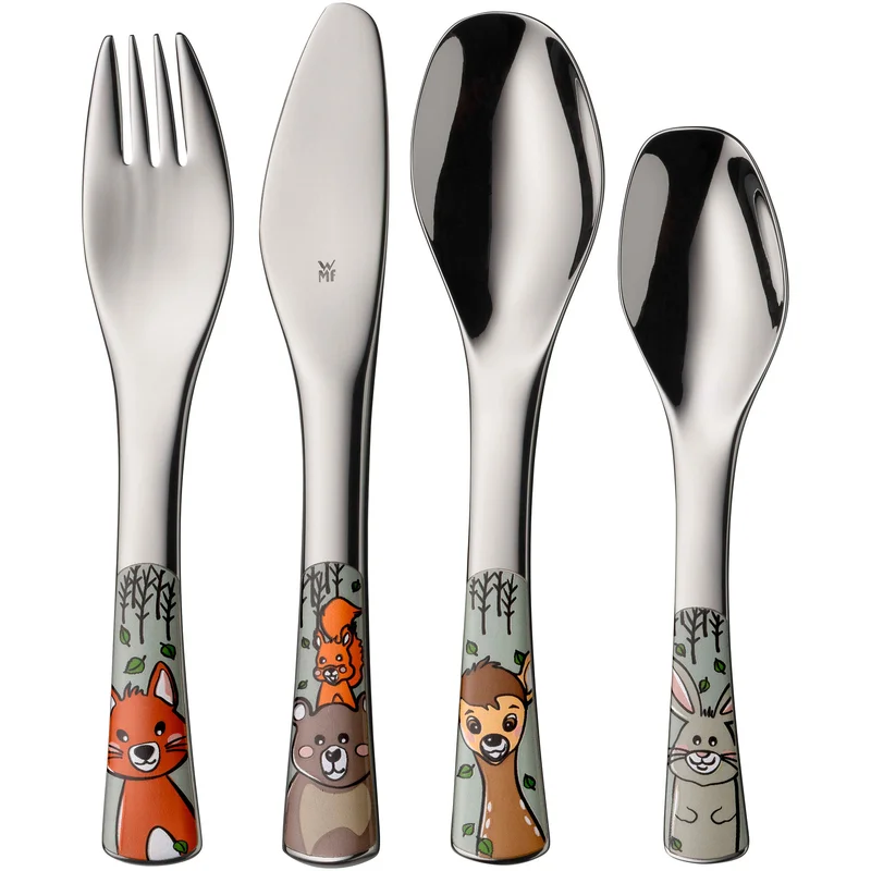 WMF Forest Friends bestik til børn, 4 dele - Rustfri stål | KitchenOne