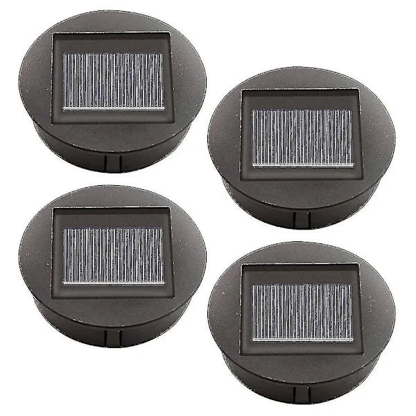 4 stk. Solcellelamper med LED-pærer, Solcelle Topplys Erstatning, LED Solcelle - XC