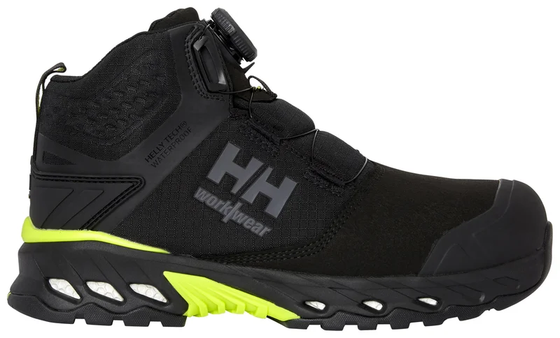 Helly Hansen Workwear Magni Evolution Skyddskänga svart/lime, S7L 43, Arbetsskor