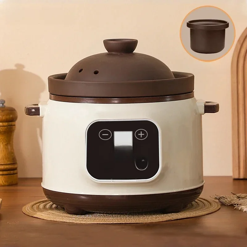 AliExpress - 3,8 l multifunktionaler elektrischer Schmortopf, Schongarer, Keramik-Innentopf, Multi-Herd für Suppe, Brei, Auflauf, Haushalt, Küche