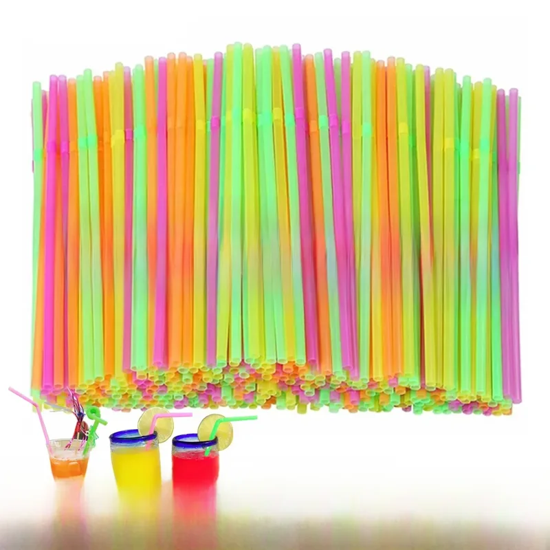 AliExpress - 50-3000 Stuks Veelkleurige Rietjes Rietjes Melk Thee Bar Party Bruiloft Keuken Woonaccessoires Drank Stro Groothandel