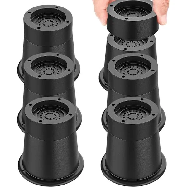 Sänghöjare/Möbellyft Säng/Sänghöjare/Möbellyftare/Bordshöjare/Ramhöjare Skapa förvaring under sängen Kraftig för möbler (6-pack 3 tum)