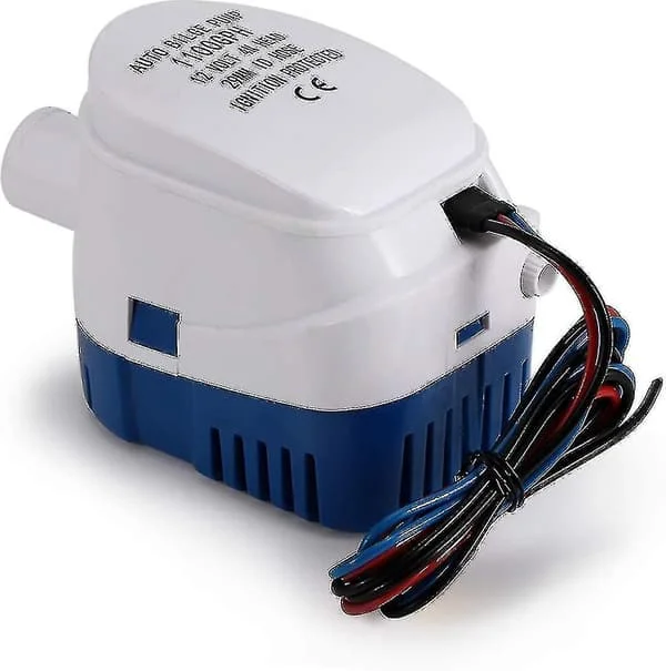 【BQ】Lænsepumpe, 12v 1100gph Automatisk Lænsepumpe Marine Dykpumpe Lænsepumpe Auto Stille Vandpumpe Kompatibel med Både, Damme, Pool Jnnjv