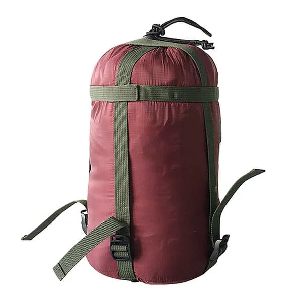 Kompresjonspose i nylon for sovepose, bærbar oppbevaringspose, kompresjonspose for camping, utendørs fotturer, backpacking og reise