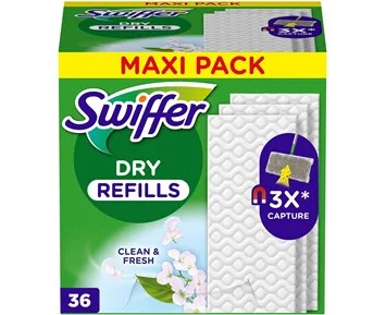 Swiffer-Dry Refill 36 pcs-Swiffer tørre refillkluter med duft, 36 stk-Home & Household Consumables-Rengjøringsmidler