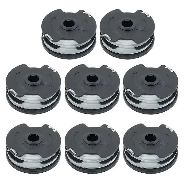 8 stk. trådspoler for LIDL for batteridrevet gresstrimmer PRTA 20-Li A1/B2/C3 batteridrevet gressklipper spole