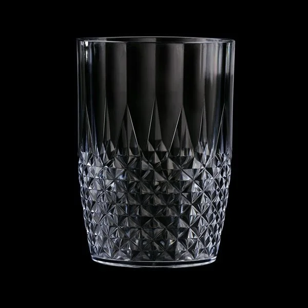 Drikkeglass i plast 6 stk. / vannglass 400 ml / melkeglass / glass til juice og cocktails / tåler oppvaskmaskin
