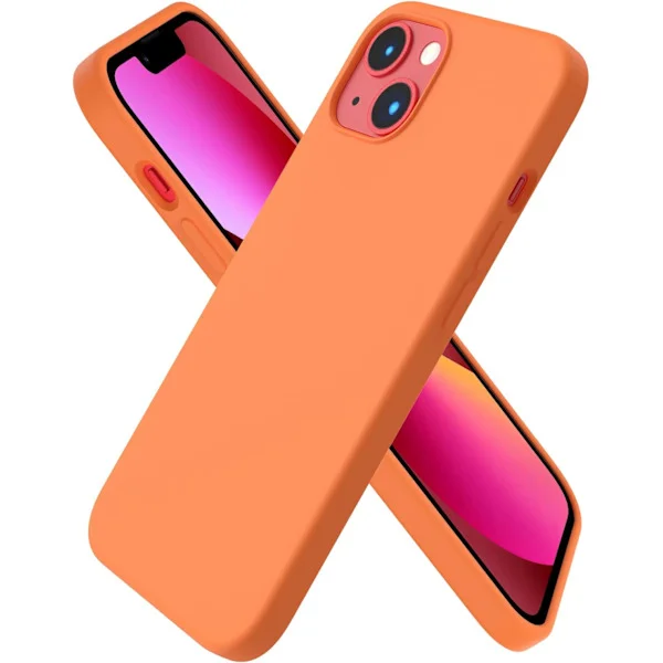 iPhone15 Deksel, Flytende Silikondeksel for iPhone15, Ultratynt Deksel, Fulldekkende Støtsikkert Mykt Beskyttelsesdeksel Svart iPhone15-yux