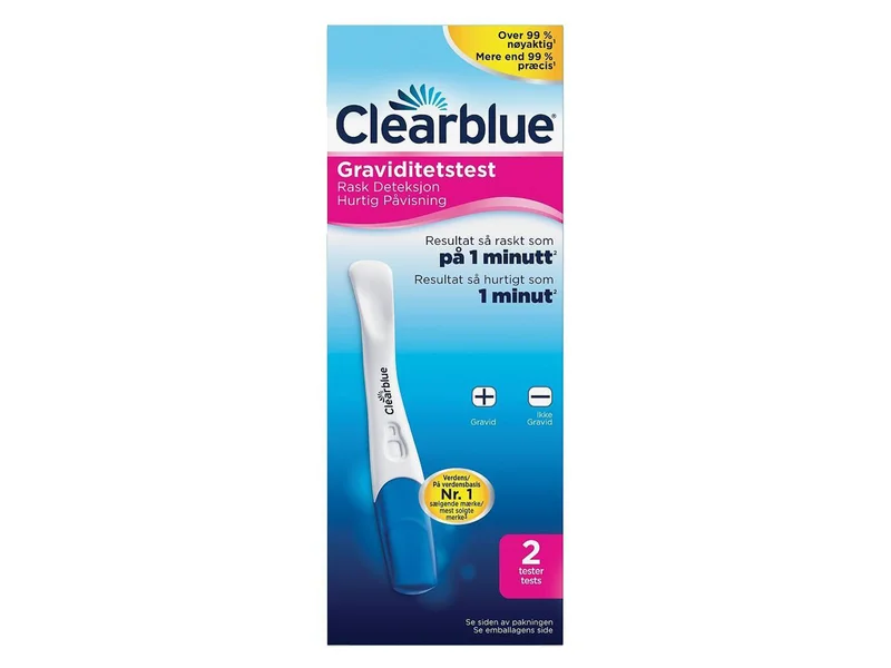 Clearblue Graviditetstest, 2 stk.