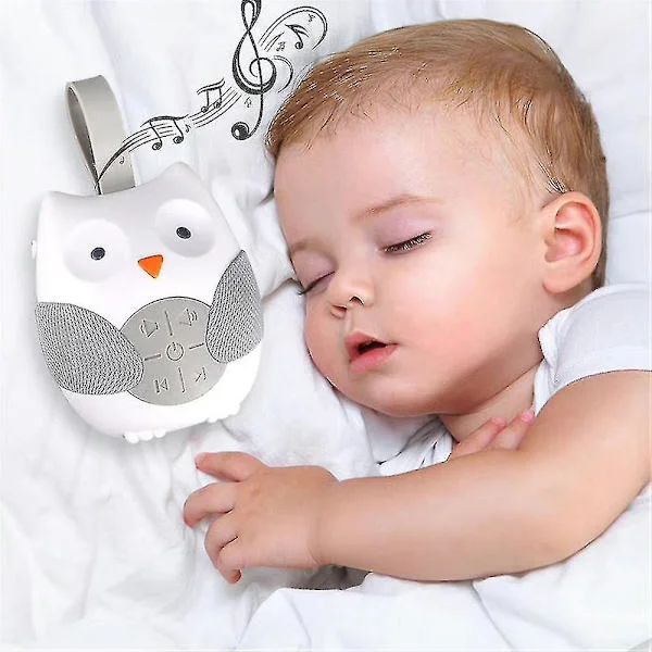 Portable White Noise Machine for Baby Sleep, Music Player with Hanging Strap