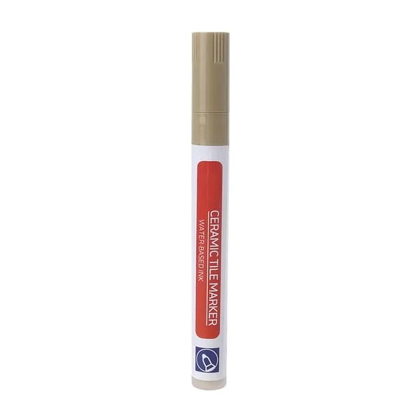Tile Paint Marker Lys Kremhvit/Hvit Tile Paint Marker Tile Fugepenn Vanntett Flis Fugemasse Fargemiddel Forseglerpenn
