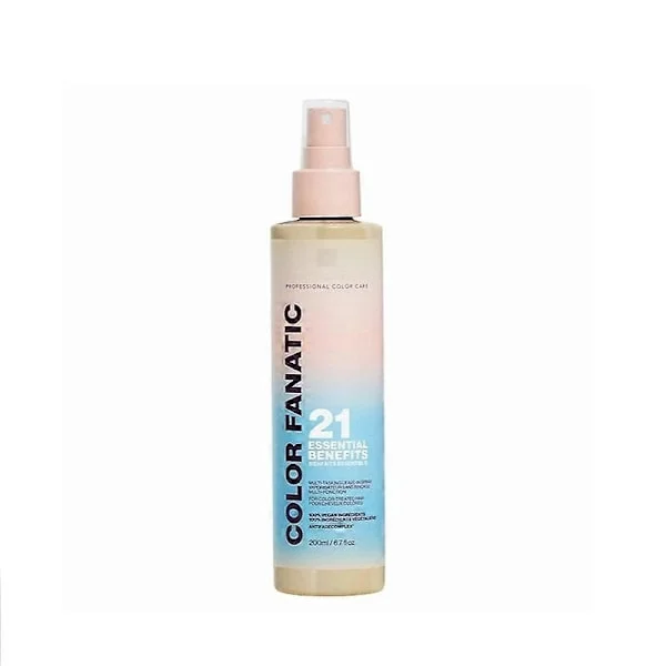 Color Fanatic Multi-Tasking Leave-In Hair Spray for fargebehandlet hår, Leave-In varmebeskyttende behandling, Sulfatfri & Vegansk, 200ML