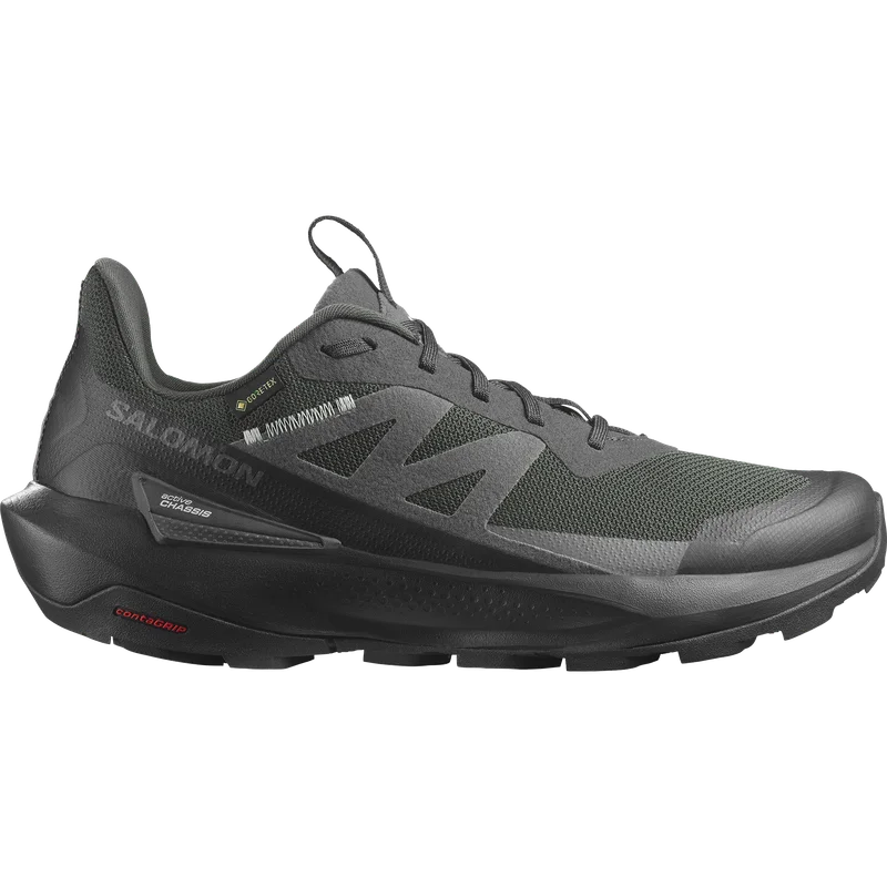 Salomon - Scarpe da trekking e backpacking Elixir Activ GTX - Phantom / Black - 40⅔