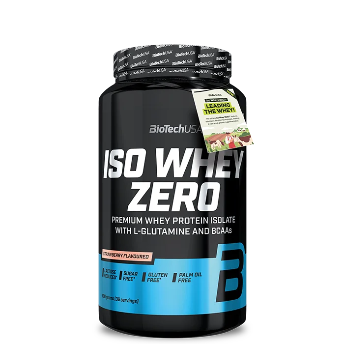 Biotech USA Iso Whey Zero Laktosreducerat Vassleproteinisolat 908 g
