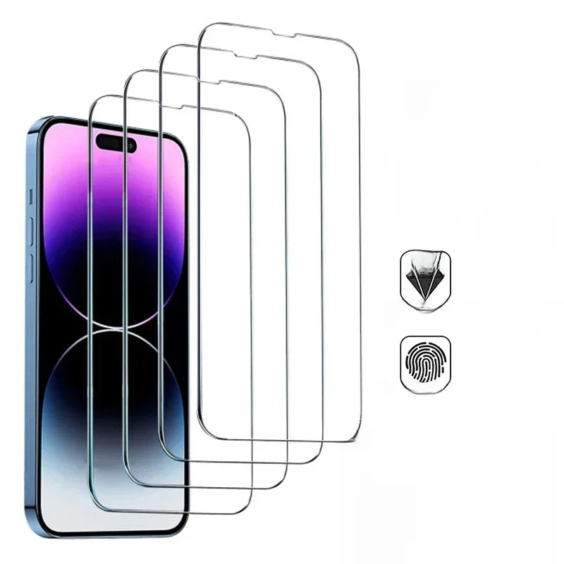 AliExpress - Protecteur d'écran en verre Guatemala pour iPhone, 14 Pro Max, 14 Plus, 14 Pro, 13, 16, 15, 12, 11 Pro Max, 12Mini, 13 Mini, 4 pièces