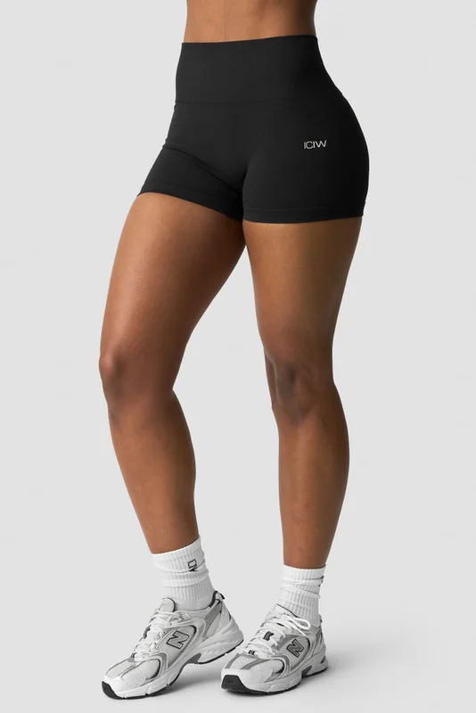 ICANIWILL - Ignite Seamless Shorts Black- Shorts - Dames - sportkleding van ICIW