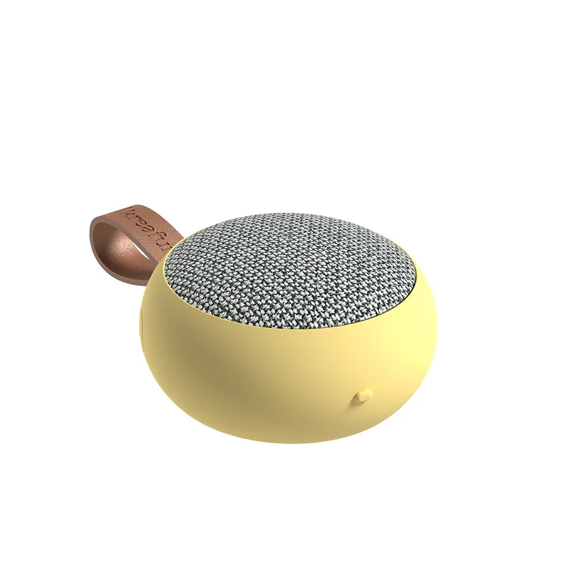 Kreafunk - aGO 2 fabric Transportabel Højtaler - True Trådløs Stereo, Bluetooth 4.0 - støv og vandafvisende Soft Yellow