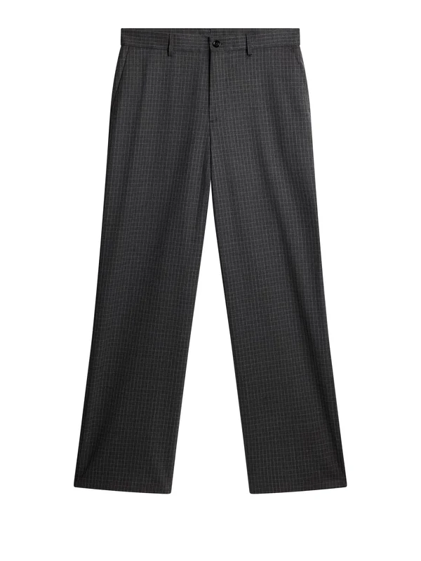 J.Lindeberg - Gaspard Wool Ripstop Pants - Fashion - Grey - Men - 46
