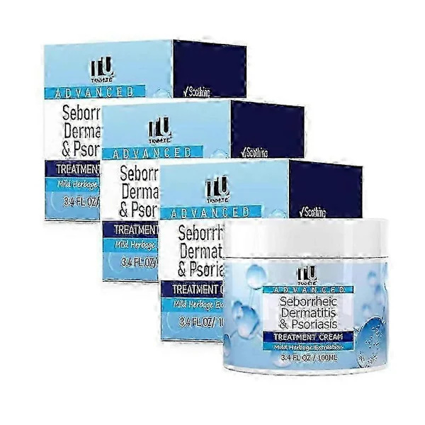1-5x Seboroisk Dermatitis Creme, Svampedræbende Shampoo, Hovedbundsbehandling til Psoriasis, Follikulitis, Tør Hovedbund, Kløestillende, Beroligende (