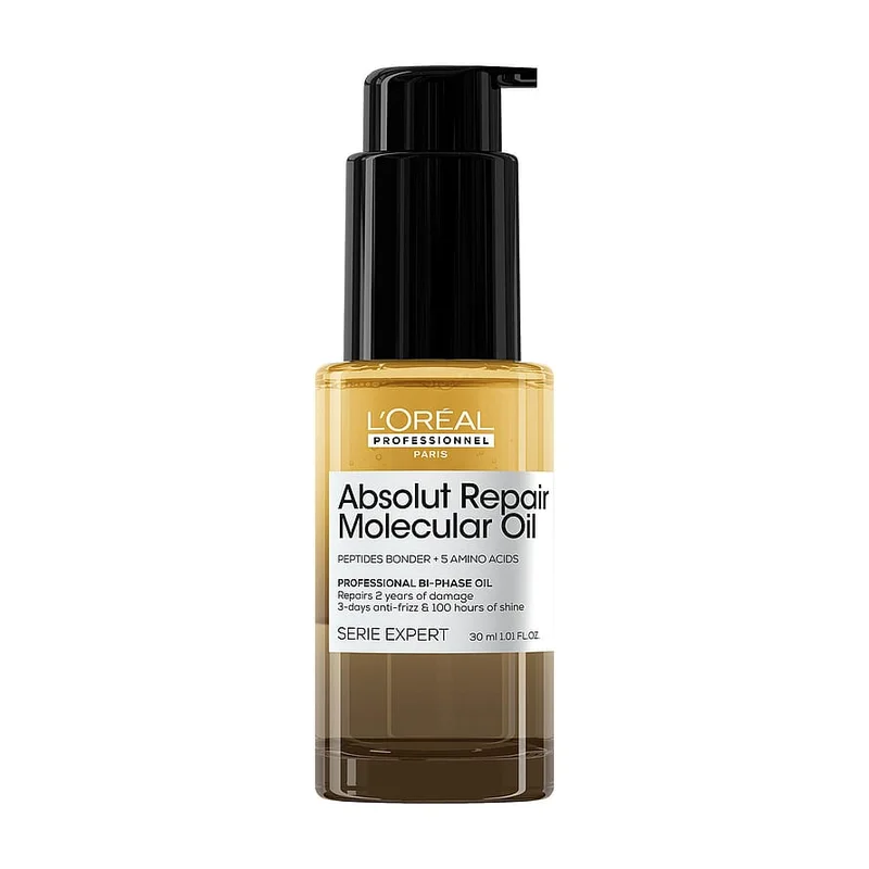 L'Oréal Professionnel Absolut Repair Molecular Bi-phase Oil 30 ml, Hår, Shampoo & Hårpleje, Hårolie & Serum