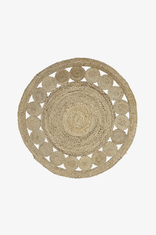 Mattbolaget - Matta Virka rund - Beige - Jute- & sisalmattor - 100 - Från Homeroom