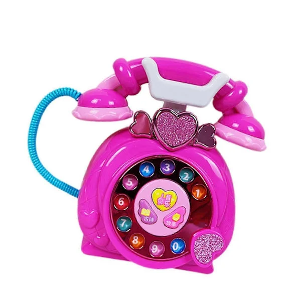 Barn Telefon Leksak Hand Öga Koordination Prinsess Telefon för Barn (FMY)