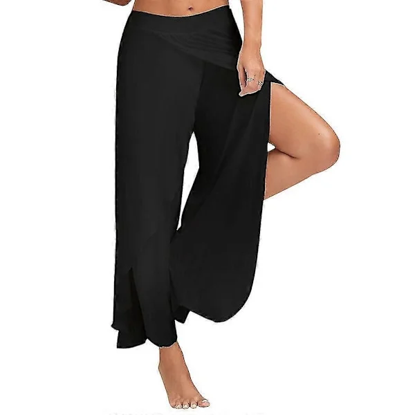 Yoga Bukser Dame Hippie Flytende Splitt Bukser Harem Palazzo Yoga Splitt Bukser Løse Vide Ben Pluss Størrelse Flerfarget Valgfritt