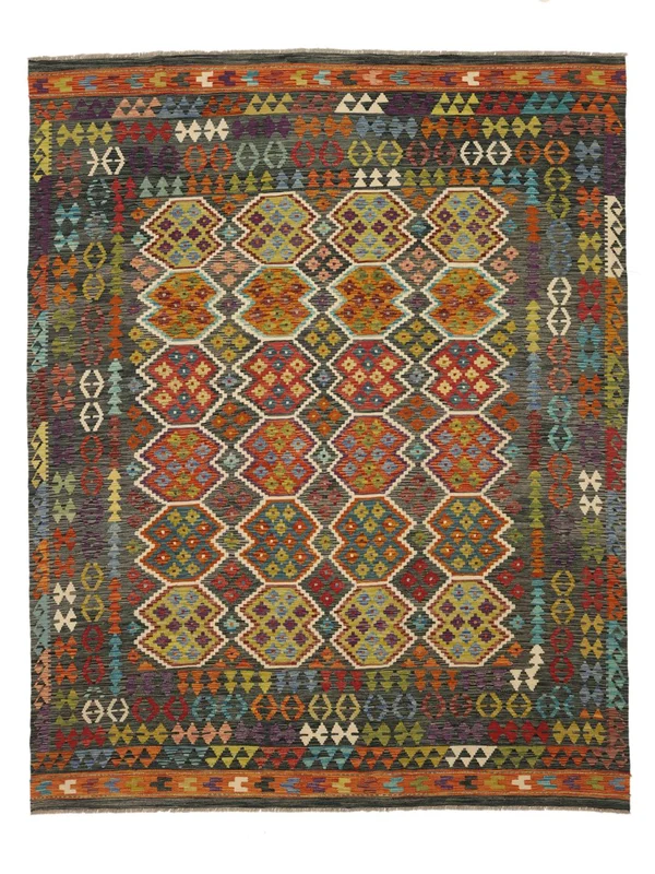 Kelim Afghan Old Style Matot 255X302 Isot Villa
