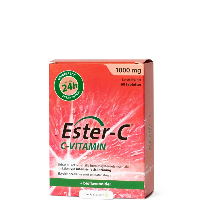 Ester-C C-Vitamin 1000 mg 60 tabletter