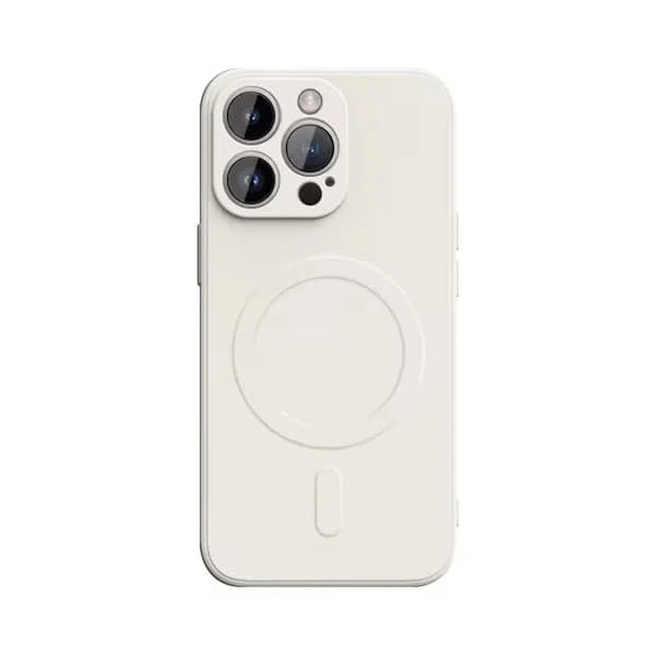 Beige iPhone 13 Pro - Magsafe Skal Med Kamera Skydd