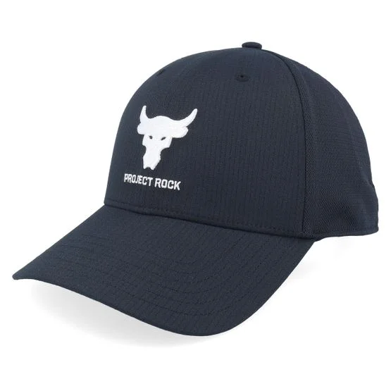 Under Armour - Černá trucker Kšiltovka - Project Rock Black Trucker @ Hatstore