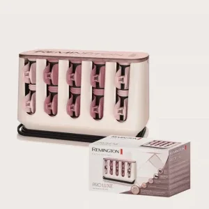Remington ProLuxe värmespolar rosa