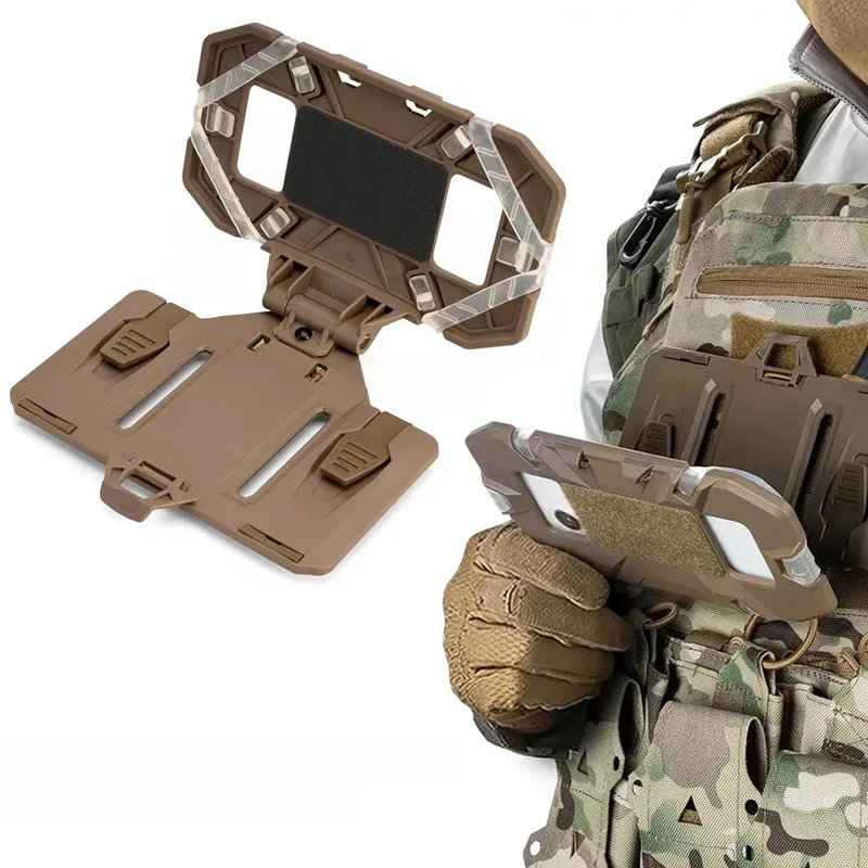 AliExpress - Taktischer MOLLE-Telefonhalter, faltbares Navigationsbrett, Handy-Halteausrüstung, Zubehör für Airsoft-Jagdwesten