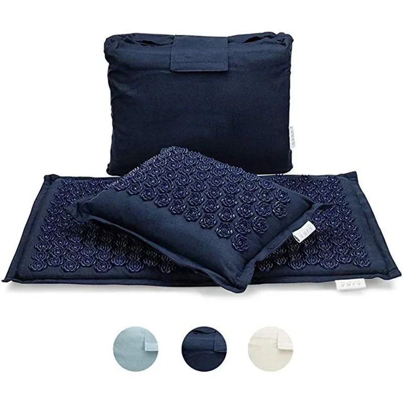 AliExpress - Natur Leinen Kokospalme Massage Yoga Matte Sport Kissen Matte mit Tasche Lotus Spike Akupressur Matte Kissen