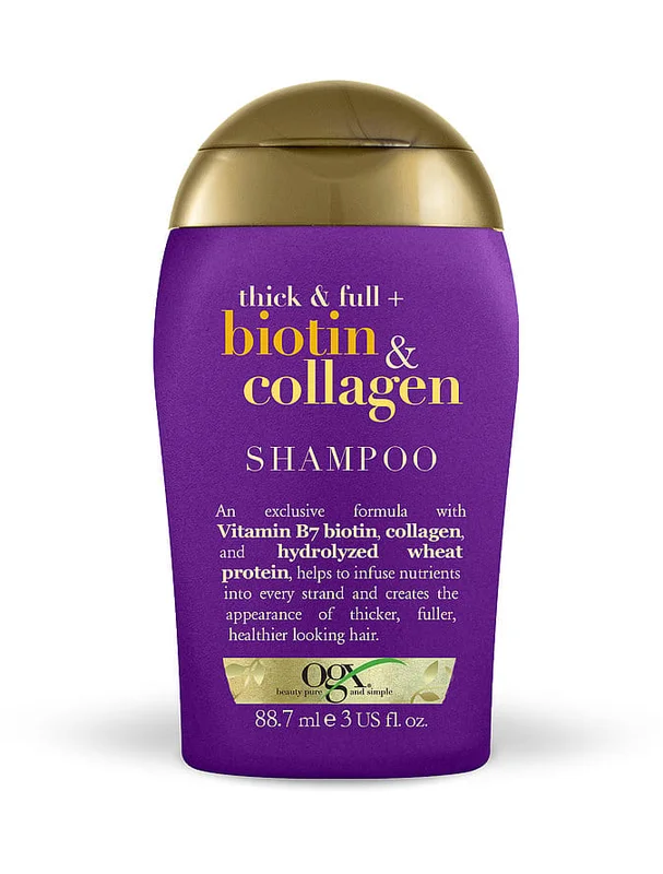 2 for 50,-, OGX Biotin Collagen Shampoo 88,7 ml, Hår, Shampoo, Hårshampoo
