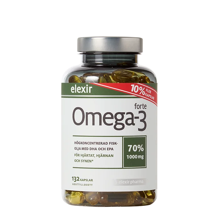 Elexir Pharma Omega-3 Forte 1000 mg 132 kapslar