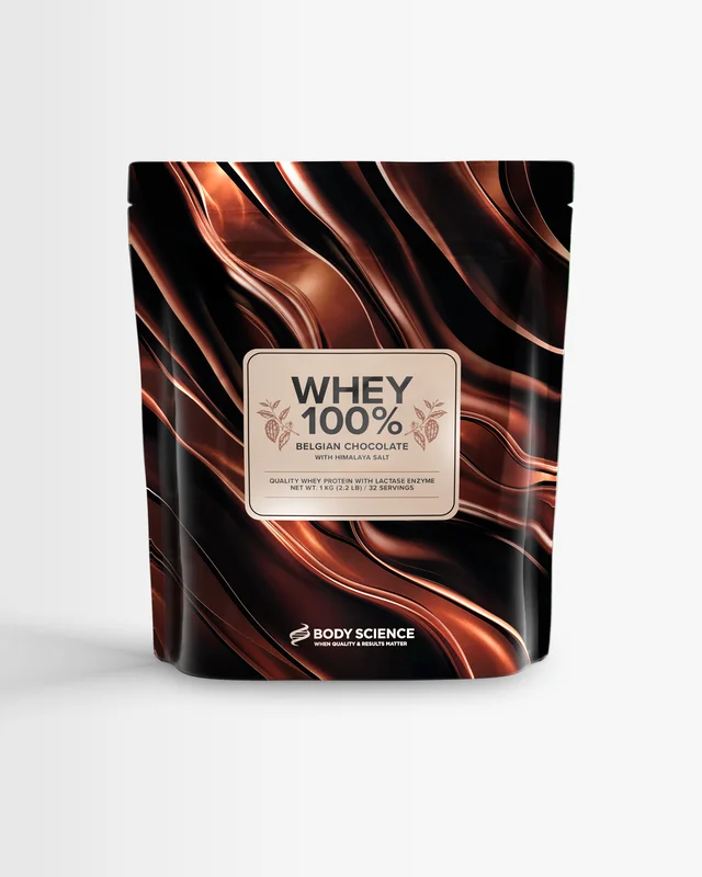 Proteiininjauhe Whey 100% - 1 kg - Chocolate - Body Science - Heraproteiini, Proteiini