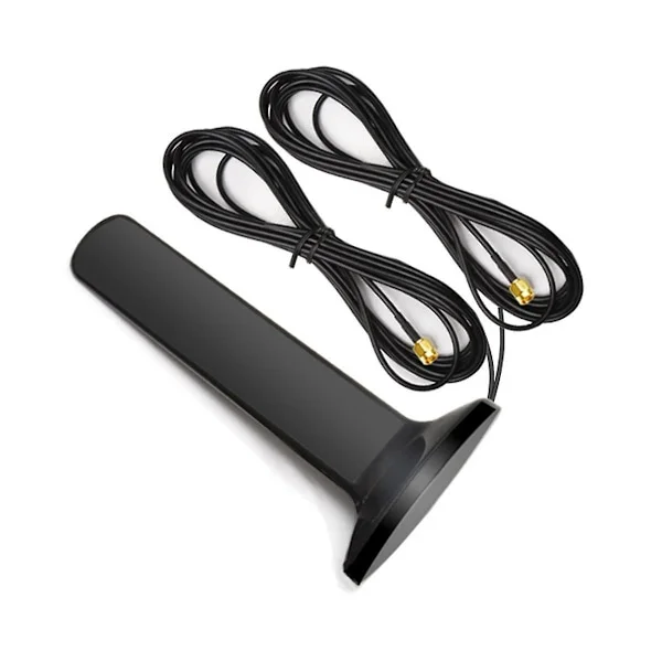 GSM 4G 5G Antenn 600-6000MHz 12DBi Hög Förstärkning Omni Magnetisk Bas Antenn för CPE (SMA Hane)