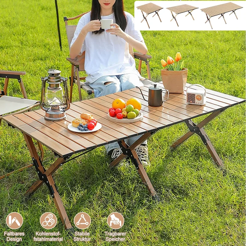 AliExpress - Klappbarer Outdoor-Tisch Campingtisch Tragbarer Tisch für Picknick Camping Wandern Reisen Grillen mit Tragetasche
