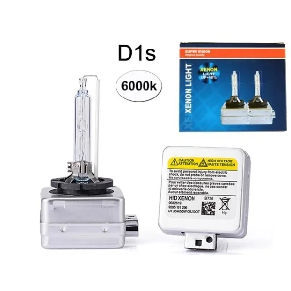 Xenon-lamper +50% D1S 35W 6000k 2-pak xenon-lamper PK32d-2-WELLNGS