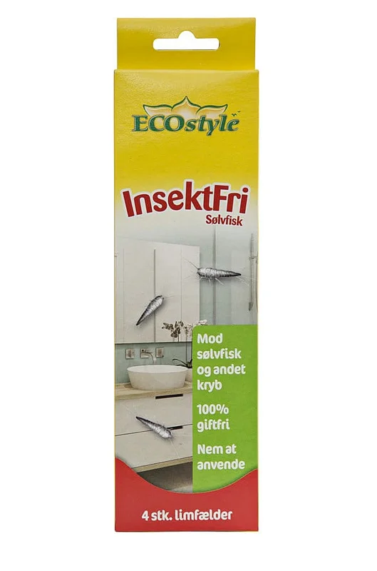 ECOstyle InsektFri Sølvfisk 4 stk, Tøj & Bolig, Skadedyrsbekæmpelse, Sølvfisk
