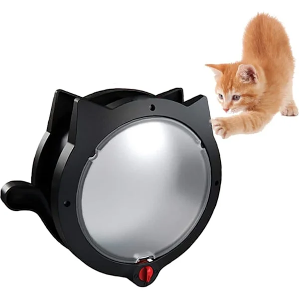 Inomhus Husdjursdörr, Kattlucka med Flärp, Dörröppningsstorlek 21cm/8.27in, 4 Låslägen Magnetisk Väderbeständig Kattlucka med Installationstillbehör 